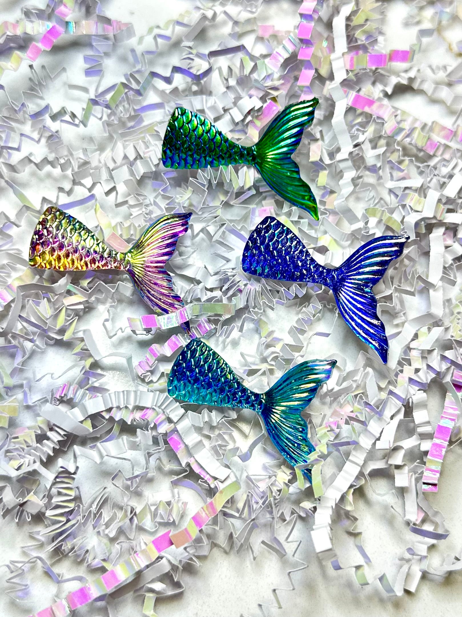 4pcs Mermaid Tail   - Charms - @ArtByFur🎨