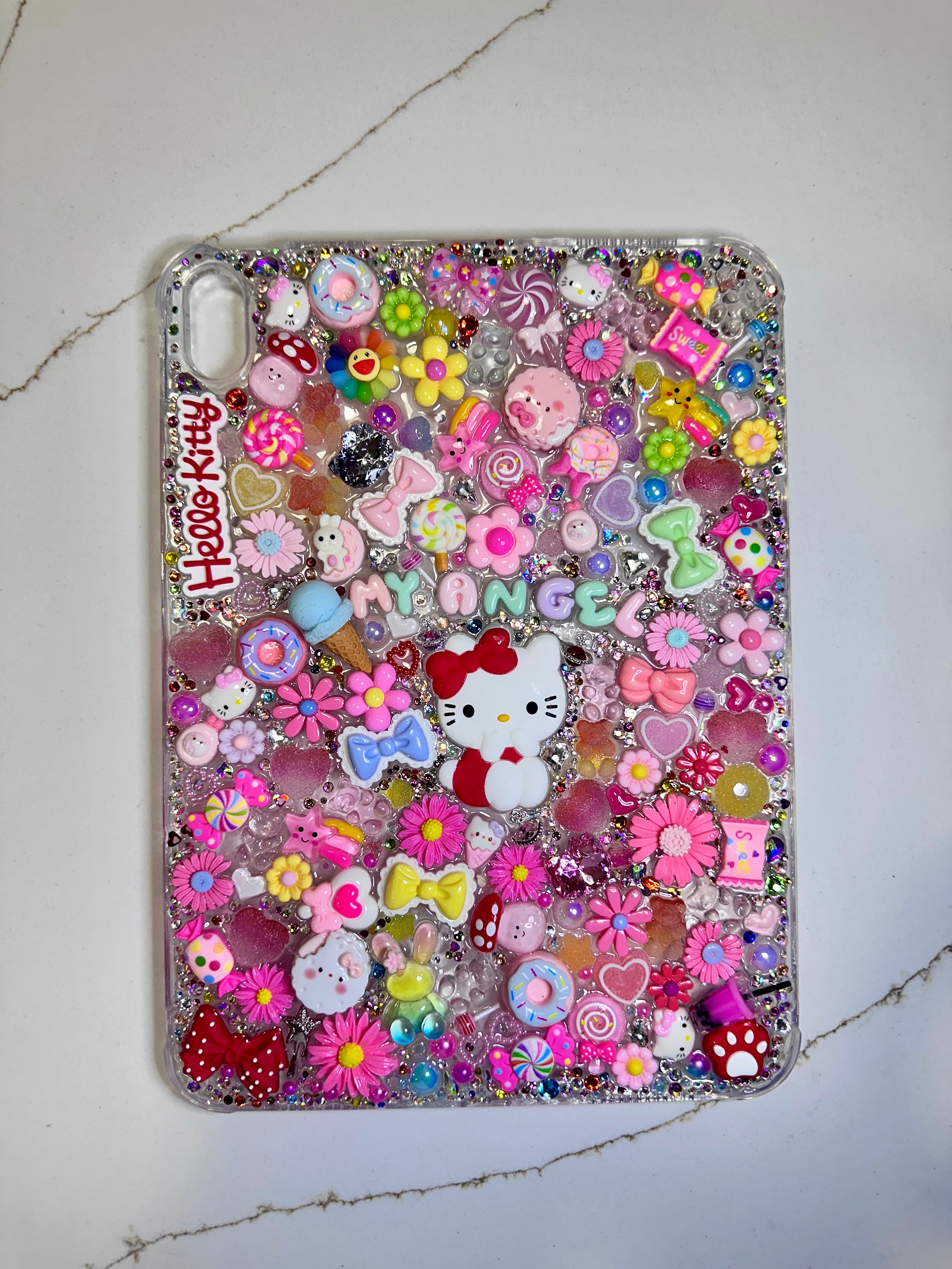 Hello Hello Miss Kitty- Junk iPad Case - @ArtByFur🎨