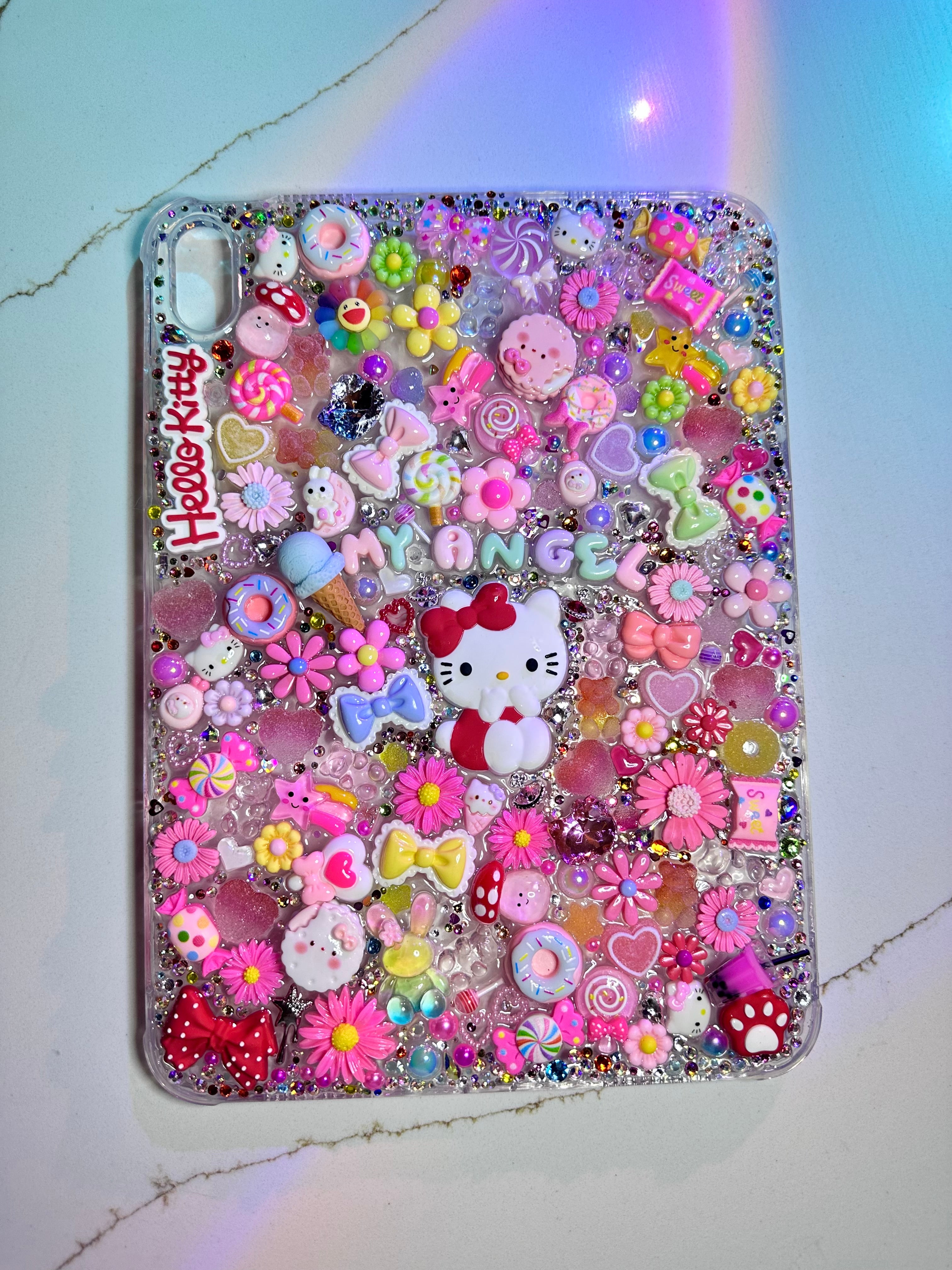 Hello Hello Miss Kitty- Junk iPad Case - @ArtByFur🎨
